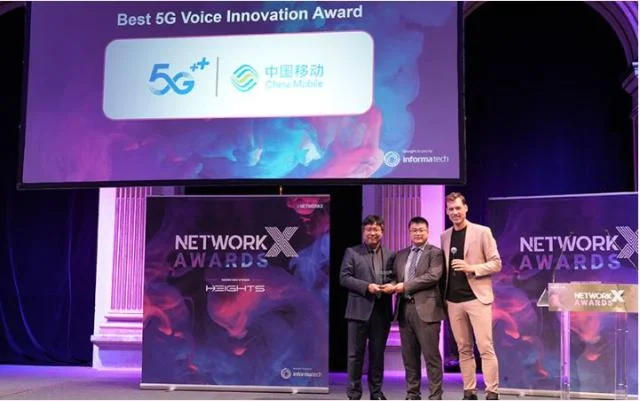 中國移動和華為榮獲 5G 通話解決方案最佳 5G 語音創新獎
